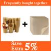 CAMKYDE 100 Pcs Charcuterie Cups (12oz) + 100pk Deli Paper (12" X 12") view 1