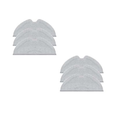 KarmoP Water Tank Compatible for Dreame F9 Vacuum Cleaner Accessories Mop Cloth Washable Cleaning Rag Compatible for Mijia Replacement Robot Spare Part (Color : 6 mop)