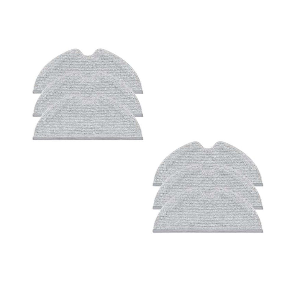 KarmoP Water Tank Compatible for Dreame F9 Vacuum Cleaner Accessories Mop Cloth Washable Cleaning Rag Compatible for Mijia Replacement Robot Spare Part (Color : 6 mop)