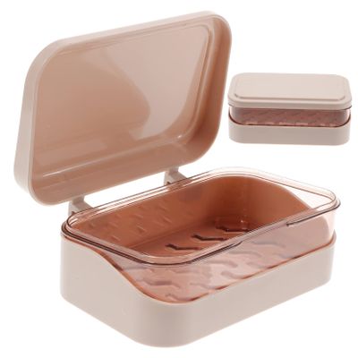 ABOOFAN Container for Bar Abs Material Easy Clean Shower Case Holder Box Modern Bathroom Dec