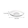 BESPORTBLE 4pcs Glass Saucer Coffee Mugs Tea Bag Coasters Stackable Dinner Plate Sauce Dish Cookie Plates Glass Plates for Espresso Cups Saucers Appetizer Dish Glass Tea Cups Candy Disc Snack view 3