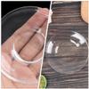 BESPORTBLE 4pcs Glass Saucer Coffee Mugs Tea Bag Coasters Stackable Dinner Plate Sauce Dish Cookie Plates Glass Plates for Espresso Cups Saucers Appetizer Dish Glass Tea Cups Candy Disc Snack view 4
