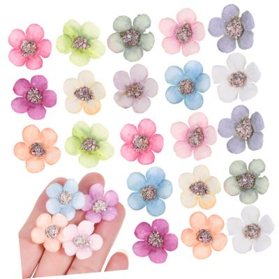 ABOOFAN 200pcs Mini Daisy Flower for Craft Decoration Artificial Flowers for Wedding Home Party and Floral Arrangements Easy to Use Versatile Crafting Material