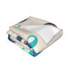 Blue and Purple Octopus Print Fleece Throw Size Blanket for Couch Sofa Or Bed, Soft Plush Flanne for All Seasons 50" X 60" view 3
