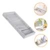 LABRIMP Silicone Marble Tray for Bathroom and Kitchen Counter Decorative Vanity Tray for Soap Dispenser Bathroom Organizer Kitchen Sink Tray Countertop Decor Candle Holder view 2