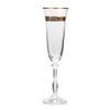 Champagne Flutes Champagne Glass Lead-free Transparent Lead-free Crystal Champagne Flute Flute Golden Sparkling Wine Glass 190ml Premium Champagne Glass, Champagne Glasses (Color : C) view 1