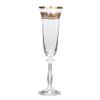 Champagne Flutes Champagne Glass Lead-free Transparent Lead-free Crystal Champagne Flute Flute Golden Sparkling Wine Glass 190ml Premium Champagne Glass, Champagne Glasses (Color : C) view 3