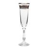 Champagne Flutes Champagne Glass Lead-free Transparent Lead-free Crystal Champagne Flute Flute Golden Sparkling Wine Glass 190ml Premium Champagne Glass, Champagne Glasses (Color : C) view 4