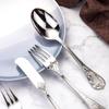 50-Piece Silverware Set,Stainless Steel Flatware Set for 10,Earl's Collection 304 Stainless Steel Steak Knife,Fork and Spoon for Upscale Western Restaurant Hotel Home Use,Mirror Polished view 3