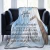 TAILORENCE Religious Bible Verse Christian Jesus John 3:16 Adult Fleece Blanket Throw Blanket for Birthday Christmas,Warm Sofa Movies Blanket for Bed Couch Living Room Blankets view 1