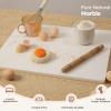 Diflart Natural Marble Stone Cutting Board for Kitchen, 16x20 Inch, White with Gold Veins, Marble Slab Pastry Board Large with Non-Slip Feet for Baking, Cheese, Charcuterie, Chocolate, Pack of 1 Pcs view 2