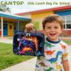 CAMTOP Boys Lunch Box Kids Insulated Lunch Bag Kids Cute Lunchbox for Boys Loncheras Para Nios view 2
