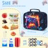 CAMTOP Boys Lunch Box Kids Insulated Lunch Bag Kids Cute Lunchbox for Boys Loncheras Para Nios view 3