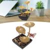 Xcello Tabletop Fountain with Modern LED Lights Small Indoor Waterfall for Office and Living Room (US) view 3