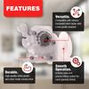 Amazing Drapery Hardware Clear Low Profile Cord Tilt Control 1ct - Fits Hex Rod, 1/4" Hex Hole, Ideal for 2" Horizontal Blinds view 2