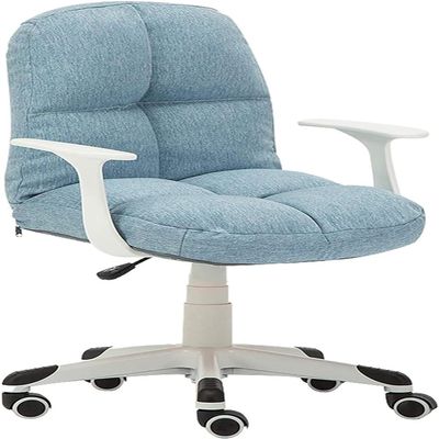 Office Chair Gaming Chair Home Computer Chairs Ergonomic Swivel Chair Lift Mid-Back Work Desk and Chair Upholstered Seat(Color:Default)