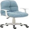 Office Chair Gaming Chair Home Computer Chairs Ergonomic Swivel Chair Lift Mid-Back Work Desk and Chair Upholstered Seat(Color:Default) view 1