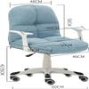 Office Chair Gaming Chair Home Computer Chairs Ergonomic Swivel Chair Lift Mid-Back Work Desk and Chair Upholstered Seat(Color:Default) view 3