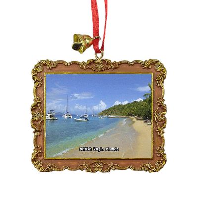 British Virgin Islands UK Travel Souvenir Xmas Tree Ornament Hanging Pendant Home Christmas Party Decoration
