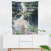 Chitteri Oscar-Claude Monet Water Lilies02 Hanging Tapestry 60" x 45" Polyester Wall Art for Home Decoration view 2