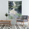 Chitteri Oscar-Claude Monet Water Lilies02 Hanging Tapestry 60" x 45" Polyester Wall Art for Home Decoration view 3