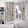 HOBBOY Khaki Window Drapes Picasso Art Blackout Curtains for Bedroom Living Room Kids Room Peace Dove Pattern Thermal Insulated Curtains 2 Panels 2X W60xL72in view 2