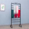 Craft Room Ribbon Storage Organizer Rack Wrapping Paper/Ribbon Display Stand Holder for Craft Room Flower Shop, 9 Layer Floor Standing Modern Scarf Storage Organzier Rack, Multifunctional Shelf ( Colo view 3