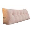 ZZYK Fleece Wedge Headboard Pillow,Large Backrest Triangular Headboard Reading Pillow,Solid Color Positioning Support Bed Rest Cushion Removable Daybed Bolster Cover,Pink1,59inch/Queen view 1
