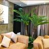 ESRADA Shopping Mall Floor Plastic Green Plant Fake Tree Palm Tree Simulated Coconut Tree Interior Decoration Large Simulated Plant Potted Plant 1.8+2m view 2