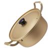Double Handle Ramen Pot Instant Noodle Cooking Pot Small Ramen Noodle Bowl Lid view 1