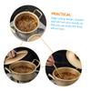 Double Handle Ramen Pot Instant Noodle Cooking Pot Small Ramen Noodle Bowl Lid view 3