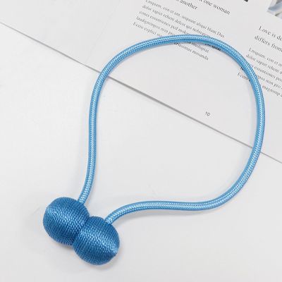 (Pack of Two) Non-Punch Headphone Type Magnetic Curtain Buckle Magnet Curtain Decorative Curtain Strap Rope
