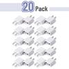 Bates - EU to US Plug Adapter, 20 Pack, Europe to USA view 2