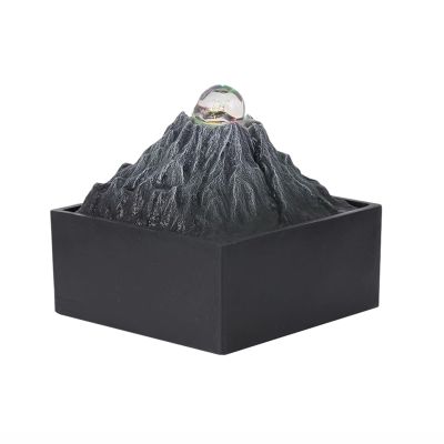 Tabletop Fountain Flowing Water Decoration Recycling Aquatic Office Transfer Rockery Fountain Wealth Invitation Desktop Creativity Simplicity Desktop Decoration Fountain Tabletop Water Fountain