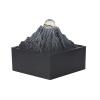 Tabletop Fountain Flowing Water Decoration Recycling Aquatic Office Transfer Rockery Fountain Wealth Invitation Desktop Creativity Simplicity Desktop Decoration Fountain Tabletop Water Fountain view 1
