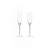 Champagne Flutes 180ml Champagne Glasses Home Premium Goblet Set Crystal Glass Champagne Flutes Ideal for Home Bar, Special Occasions 2 Pcs Champagne Glasses (Color : B) view 1