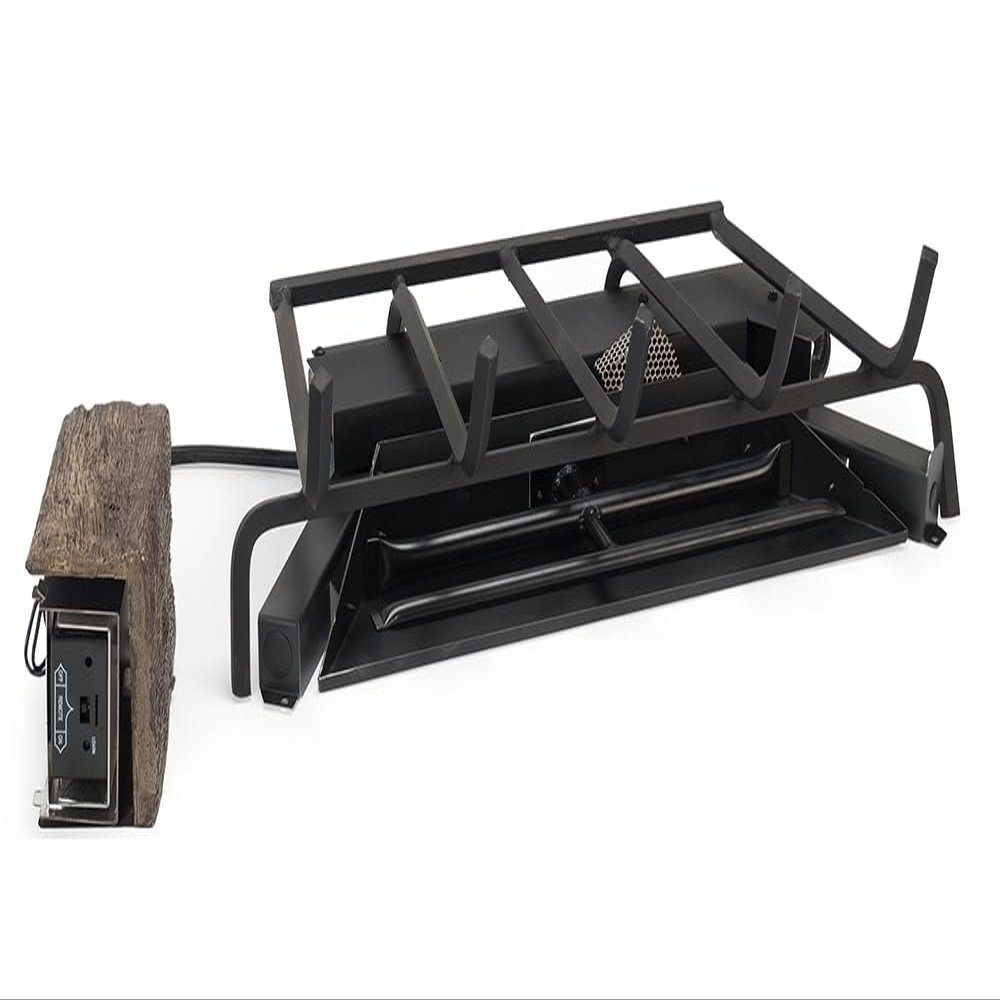 RealFyre Peterson ANSI Certified 24" G46 Dual Burner System with Variable Flame Remote-Control Propane Gas (Burner System Only Logs Not Included)