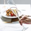 Champagne Flutes Creative Slanted Champagne Glasses 180ml Crystal Glass Sparkling Glasses Set of 6 Home Luxury Champagne Flute Cocktail Glass Set Champagne Glasses (Color : A) view 4