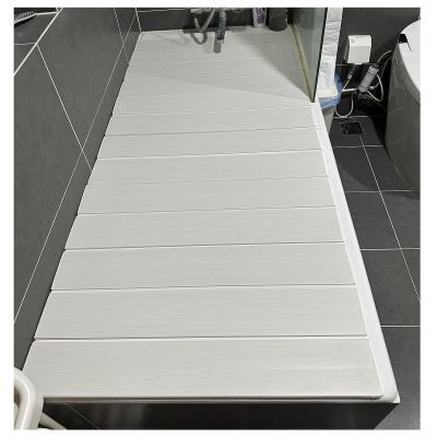 Bathtub Tray Bathtub Caddy Tray Dust-Proof Bathtub Cover, Folding Insulation Cover Bath Tub Accessories Scalable Shutter Bath Lid for Most Standard Sized Bathtubs, Length 160/170/180cm Multifunctional