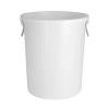 Outdoor Trash Can 50/60/100/160/280L Trash Can, Large-capacity Commercial Garbage Can with Lid, Household Kitchen Thickened Trash Can Round Industrial Garbage Can Outdoor Waste Bins ( Color : Blue wit view 3