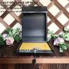 CHIPEL Lockable Outdoor Indoor Single-Family House Mail Manager, Cartoon Wall-Mounted Galvanized Iron Mail Box,Rainproof Dean's Suggestion Box-Suitable for Hospital and Kindergarten (Color : A) view 3