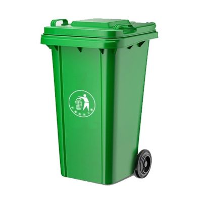 Outdoor Trash Can Waste Container with Lid, Heavy-Duty Outdoor Garbage Can with Handles, Green, Heavy-Duty Construction, Perfect Back Yard, Deck, or Garage Trash Can Outdoor Waste Bins ( Size : 100L )
