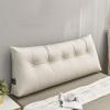 HIOSIEFUO Removable, Washable Wedge headboard Pillow, Large Bed/Sofa Back Cushion, Triangular headboard Reading Pillow, Bedside Pillow with Removable (Color : Ivory White, Size : 120x50x20cm) view 2