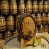 20 Liters Oak Aging Barrel, Wooden Whiskey Barrel, Wine Barrel Home Brewer, Distiller, Mine Maker and Cocktail Aging, American Oak Barrel with Stand, Bung, and Spigot (Black Hoops) view 2