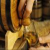 20 Liters Oak Aging Barrel, Wooden Whiskey Barrel, Wine Barrel Home Brewer, Distiller, Mine Maker and Cocktail Aging, American Oak Barrel with Stand, Bung, and Spigot (Black Hoops) view 3
