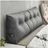 HIOSIEFUO Removable, Washable Wedge headboard Pillow, Large Bed/Sofa Back Cushion, Triangular headboard Reading Pillow, Bedside Pillow with Removable (Color : Gray-1, Size : 100x50x20cm) view 1