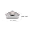 BESTOYARD Stainless Steel Sink Rack Stainless Steel Drain Basket Triangle Sink Brush Stainless Sink view 2