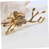 BESTOYARD 2 Pcs Flower Napkin Rings Serviette Holders Flower Napkin Buckles Serviette Buckles Serviette Rings New Chinese Style Napkin Holder view 3