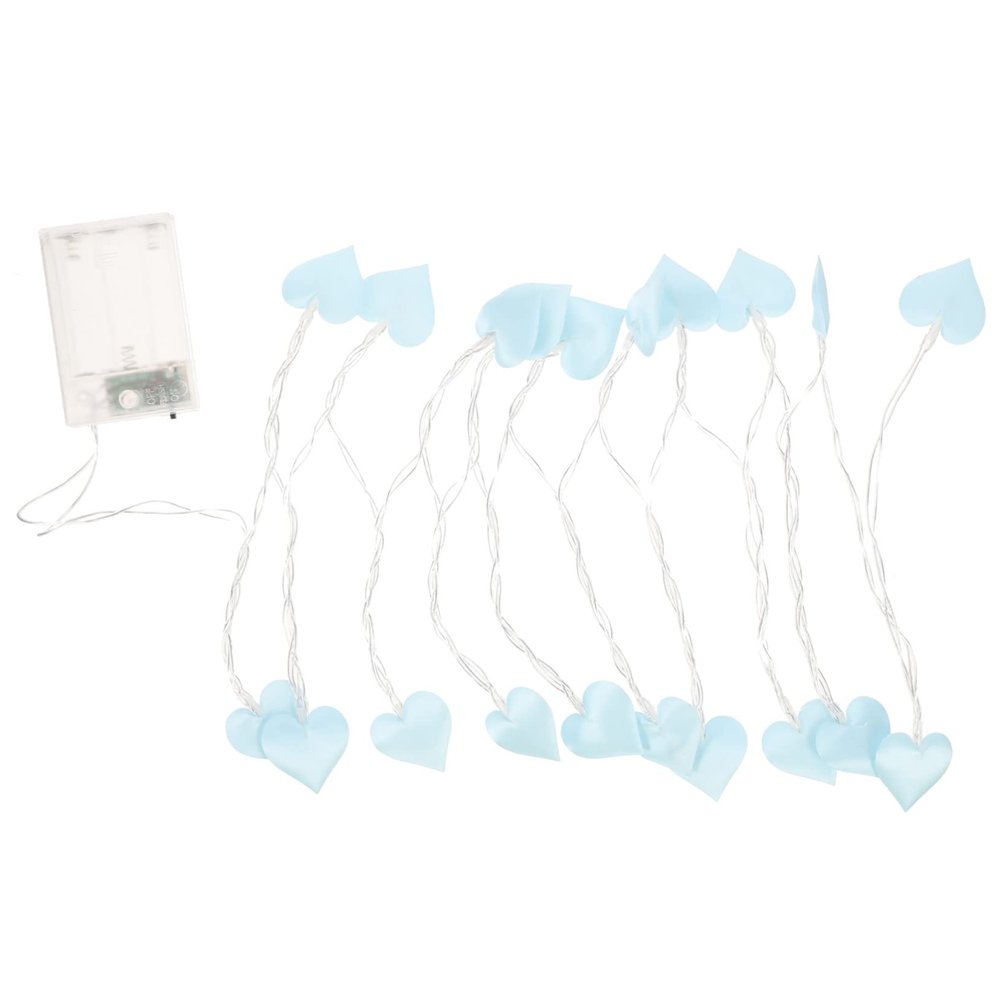 ABOOFAN Valentine's Day Heart Shape Led String Lights Indoor Fairy Light Decor for Boys and Girls Bedroom Wedding Parties Birthdays and Romantic Atmosphere