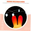 ABOOFAN Valentine's Day Heart Shape Led String Lights Indoor Fairy Light Decor for Boys and Girls Bedroom Wedding Parties Birthdays and Romantic Atmosphere view 4